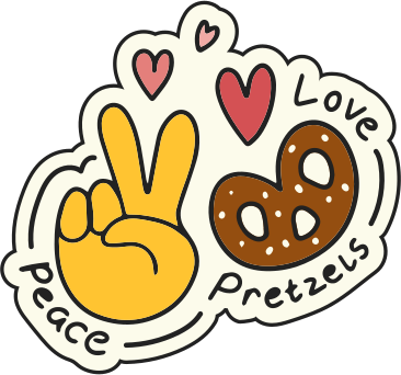 Peace Love Pretzels